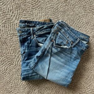 American Eagle Outfitters Blue Denim Jeans Classic Casual Style